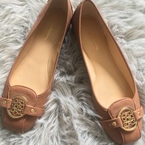 Tan Leather Flats